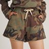 Women Marissa Webb | So Relaxed Slub Jersey Wide Leg Camo Sweatshort Woodland Camo