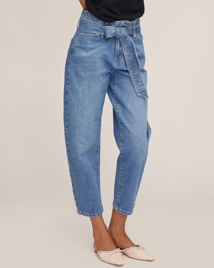 Women Marissa Webb | Stevie 80'S Barrel Leg Medium Blue Wash