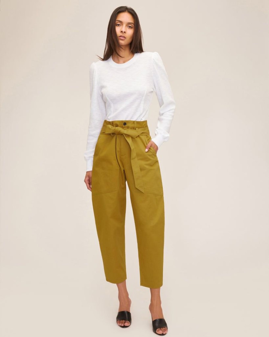 Women Marissa Webb | Adler Canvas Balloon Pant In Ochre