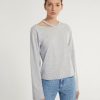 Women Marissa Webb | Tate Cut Out Long Sleeve In Light Heather Grey