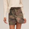 Women Marissa Webb | Katrina Quilted Camo Mini Skirt Quilted Woodland Camo