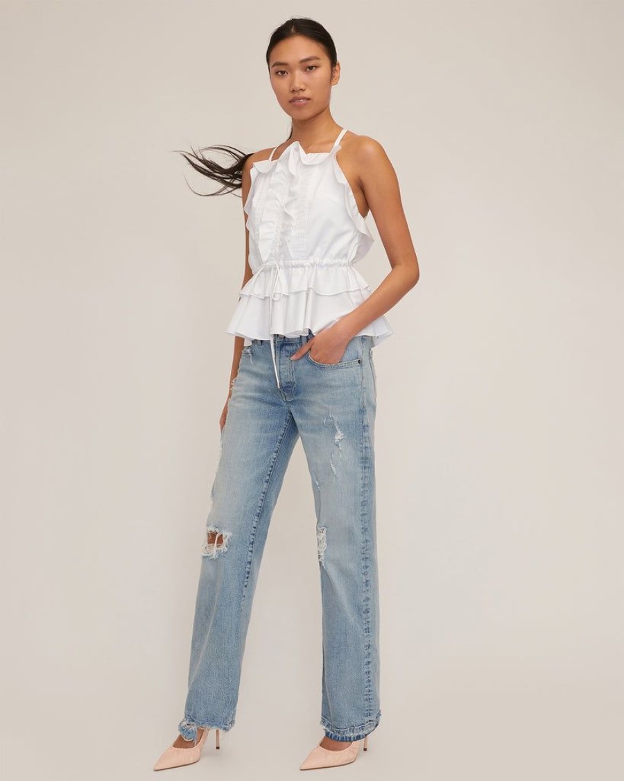 Women Marissa Webb | Bex Ruffle Apron Top In White