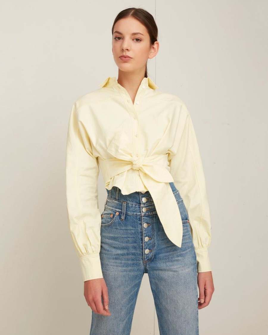 Women Marissa Webb | Emmerson Oxford Shirt In Canary