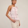 Women Marissa Webb | Bex Ruffle Apron Top In Soft Pink