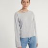 Women Marissa Webb | Tate Cut Out Long Sleeve In Light Heather Grey