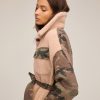 Women Marissa Webb | Augie Quilted Camo Sherpa Parka Quilted Woodland Camo Beige Combo