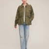 Women Marissa Webb | Marshall Washed Canvas Jacket Military Green