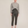 Women Marissa Webb | Anniston Leather Pant In Charcoal