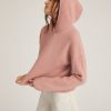 Women Marissa Webb | Arie Ribbed Cashmere Blend Drop Shoulder Hoodie Fig