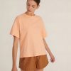 Women Marissa Webb | So Relaxed Slub Jersey Boyfriend Tee In Papaya