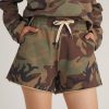 Women Marissa Webb | So Relaxed Slub Jersey Wide Leg Camo Sweatshort Woodland Camo