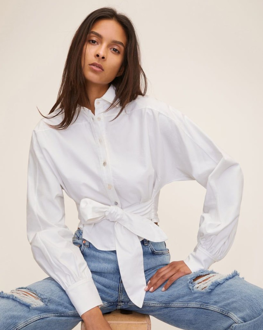 Women Marissa Webb | Emmerson Oxford Shirt In White