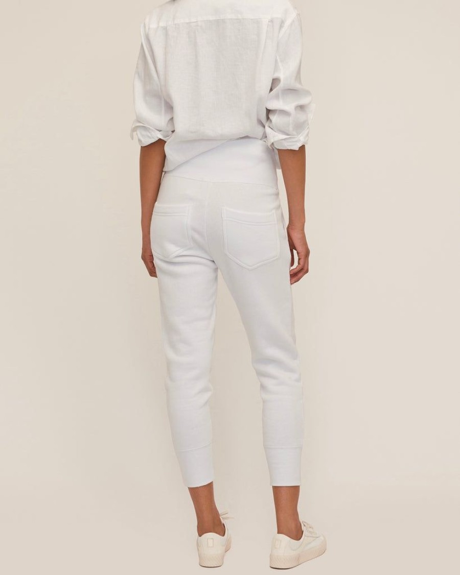 Women Marissa Webb | So High Waisted French Terry Sweatpants In White