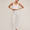 Women Marissa Webb | Stretch Waffle Aden Seamed Pant In Off White