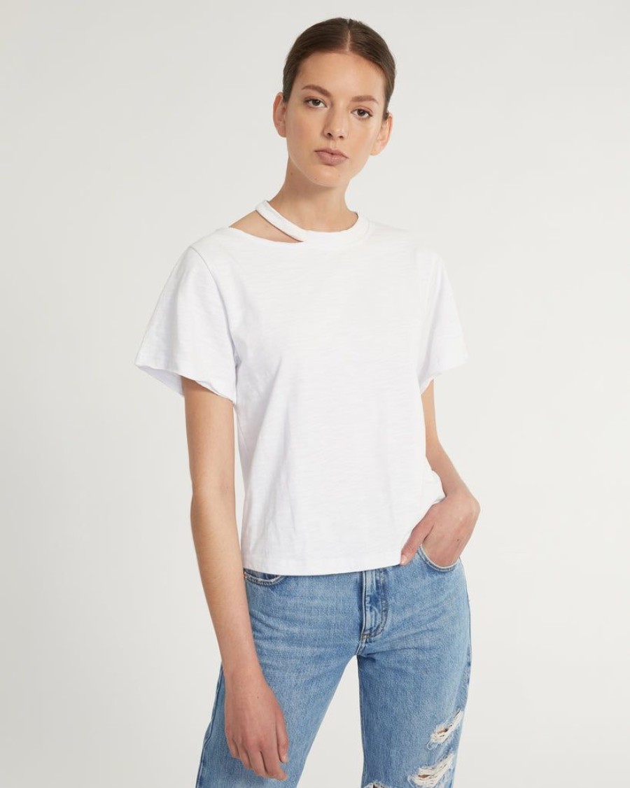 Women Marissa Webb | Tate Cut Out Tee In White