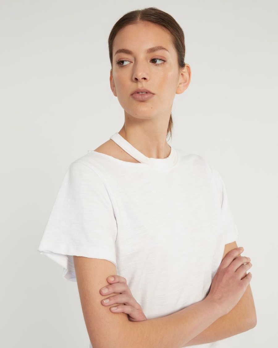 Women Marissa Webb | Tate Cut Out Tee In White