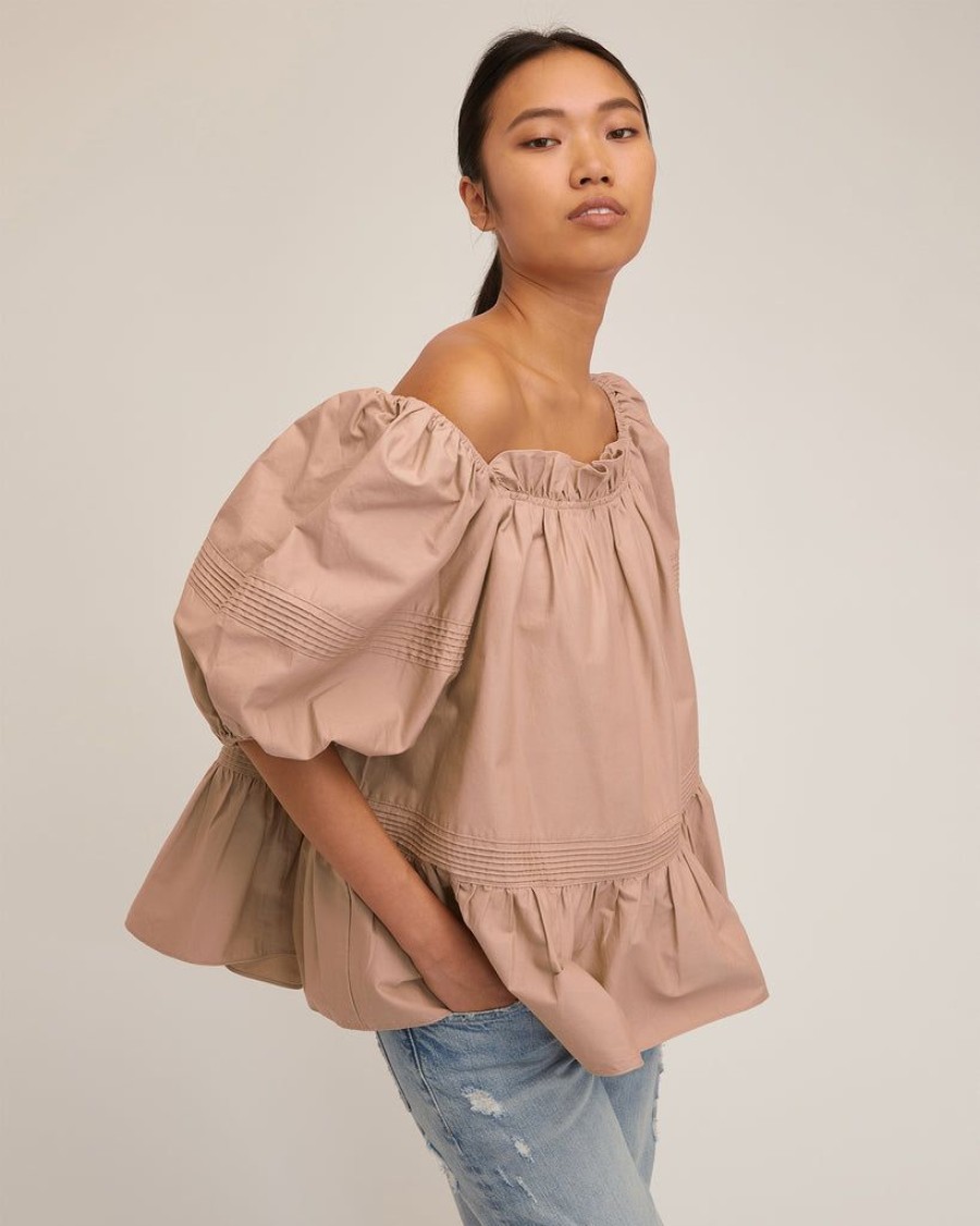 Women Marissa Webb | Aurelia Canvas Swing Top Sandshell