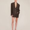 Women Marissa Webb | Cohen Pinstripe Boyfriend Blazer Dress Kennedy Pinstripe